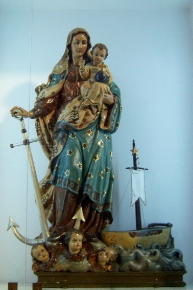 Chiesa della Nativit di Maria Vergine: statua della Madonna del Porto Salvo