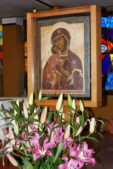 Giulianova: Icona della Madonna della Tenerezza nella Cappella della Piccola Opera Charitas
