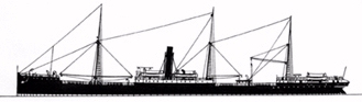 Nave Alsatia (1876) - Anchor Line