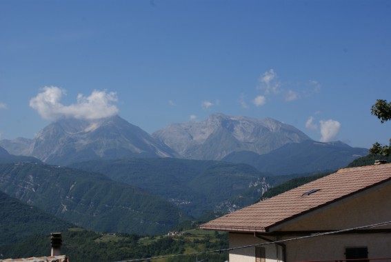 Altavilla di Montorio al Vomano (Te): vista sul Gran Sasso d'Italia
