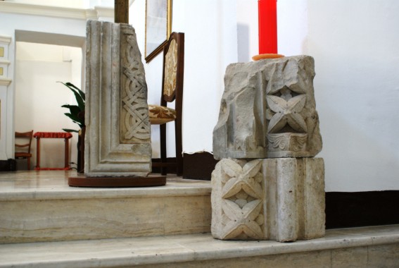 Chiesa di S.Rufina ad Aquilano di Tossicia (Te): frammenti scultorei.