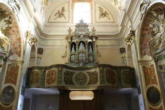 Chiesa della Madonna dell'Alno a Canzano: organo