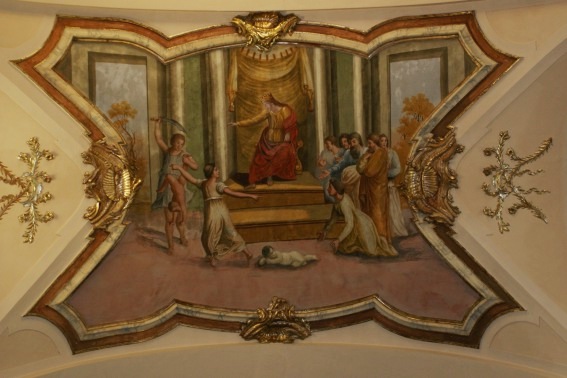 Chiesa della Madonna dell'Alno a Canzano: affreschi
