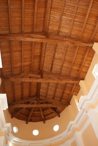 Chiesa di S. Lorenzo Martire a Colleminuccio di Teramo: soffitto ligneo