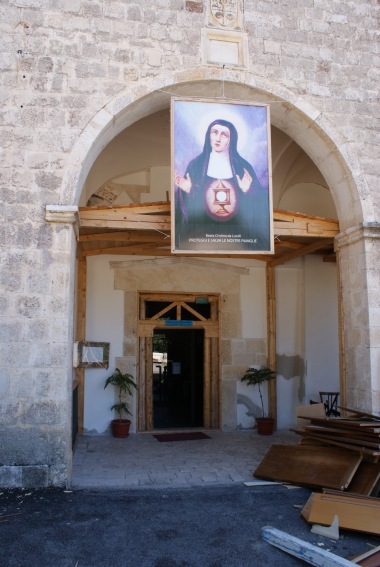 Chiesa di S.Giovanni Battista a Collimento di Lucoli (Aq): danni del terremoto 2006