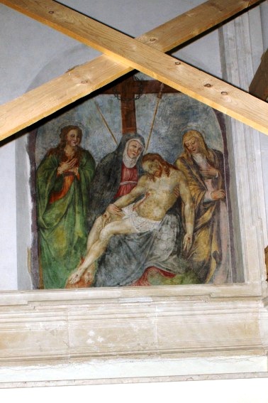 Chiesa di S.Giovanni Battista a Collimento di Lucoli (Aq): La Pietà