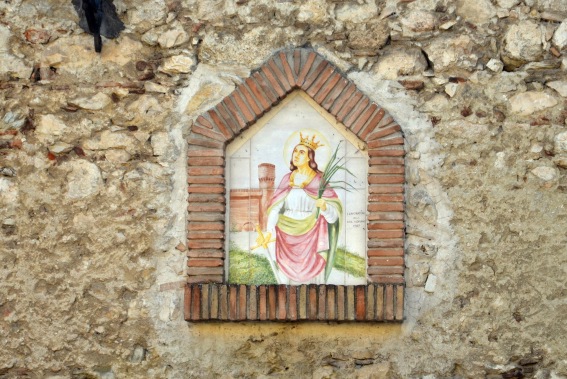 Chiesa di S.Giuseppe a Isola del Gran Sasso (Te): icona murata nel 1987