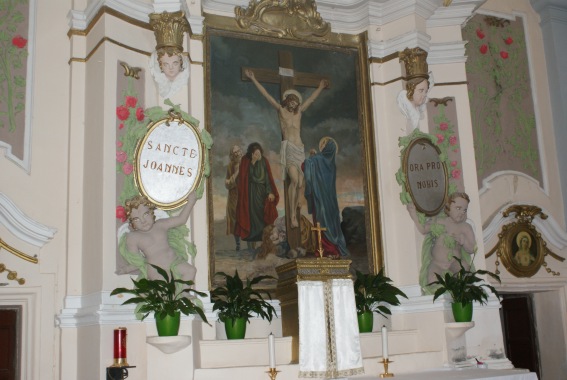 Chiesa parrocchiale di S. Giovanni Battista a Molviano di Campli: "La Crocifissione"