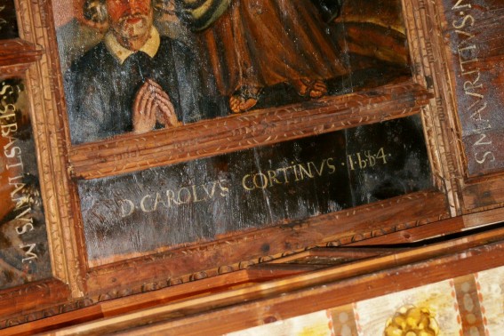 San Bartolomeo a Villa Popolo di Torricella Sicura (Te): soffitto ligneo dipinto