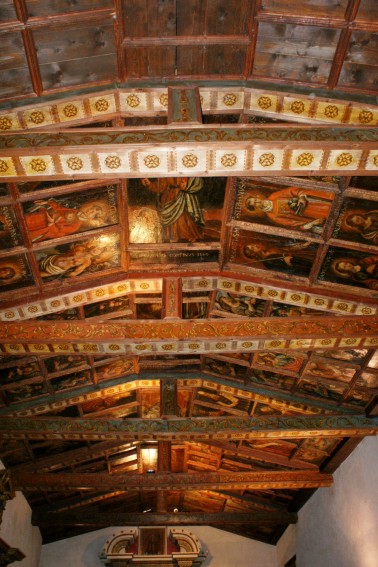 San Bartolomeo a Villa Popolo di Torricella Sicura (Te): soffitto ligneo dipinto