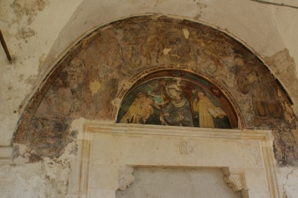 Convento di S. Bernardino a Campli: il bell'affresco di Matteo da Campli