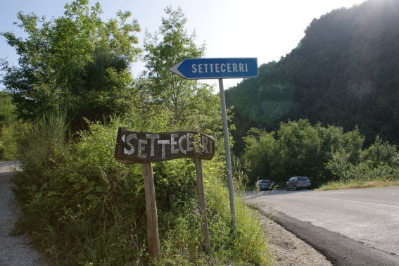 Arrivo a Settecerri di Valle Castellana (Te) dalla S.P. 49