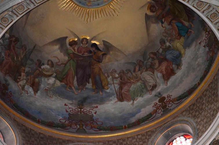 Santuario della Madonna delle Grazie a Teramo: affresco di Casare Mariani (1826-1901)