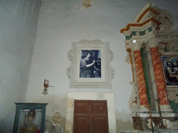 Chiesa della SS. Trinità a Trinità di Campli: Arcangelo Gabriele (copia da Guido Reni)
